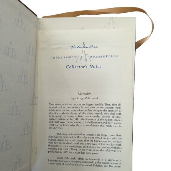Macrolife George Zebrowski Easton Press 1990 Leather HD Signed Collectors Ed. - Picture 4 of 6